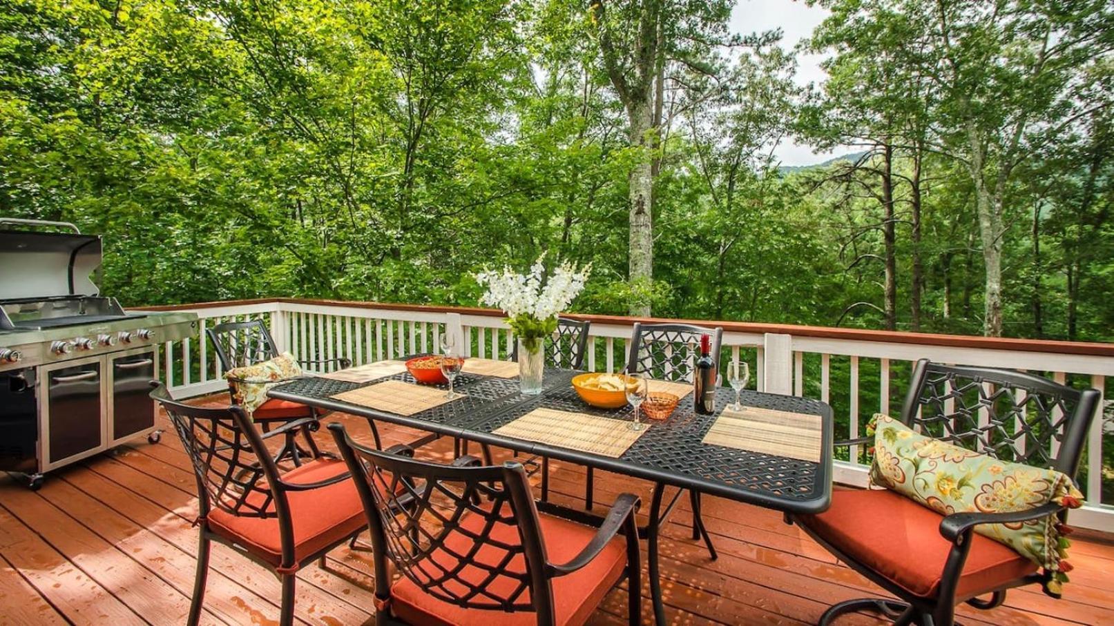 Serene Mountain And Sunset Views 3Bd Cabin 富兰克林 外观 照片